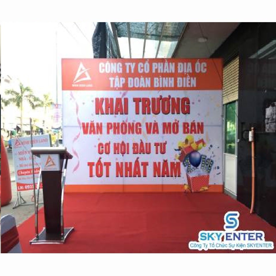 Tổ Chức Sự Kiện Khai Trương Văn Phòng Bình Điền